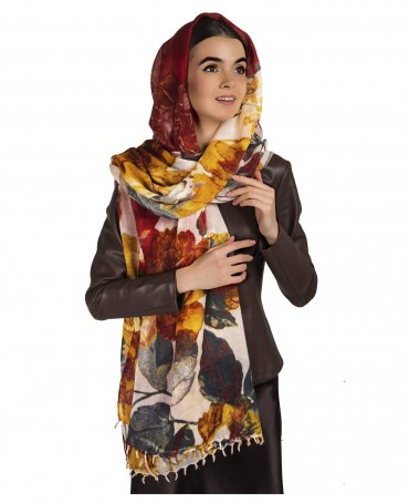 Палантин Женский W40-PORTE.FLEUR/PECHE